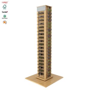 eyewear display stand with mirror