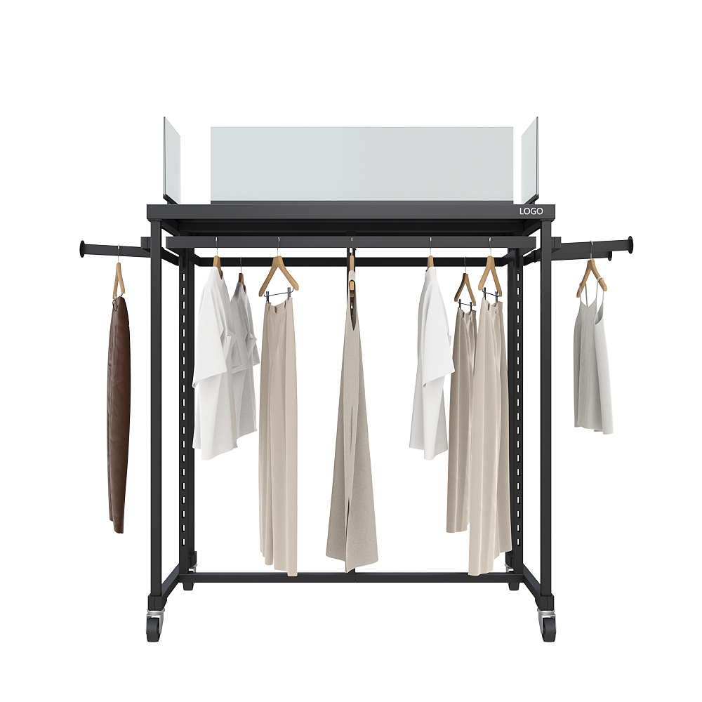 Clothing Display Stand with Wheel